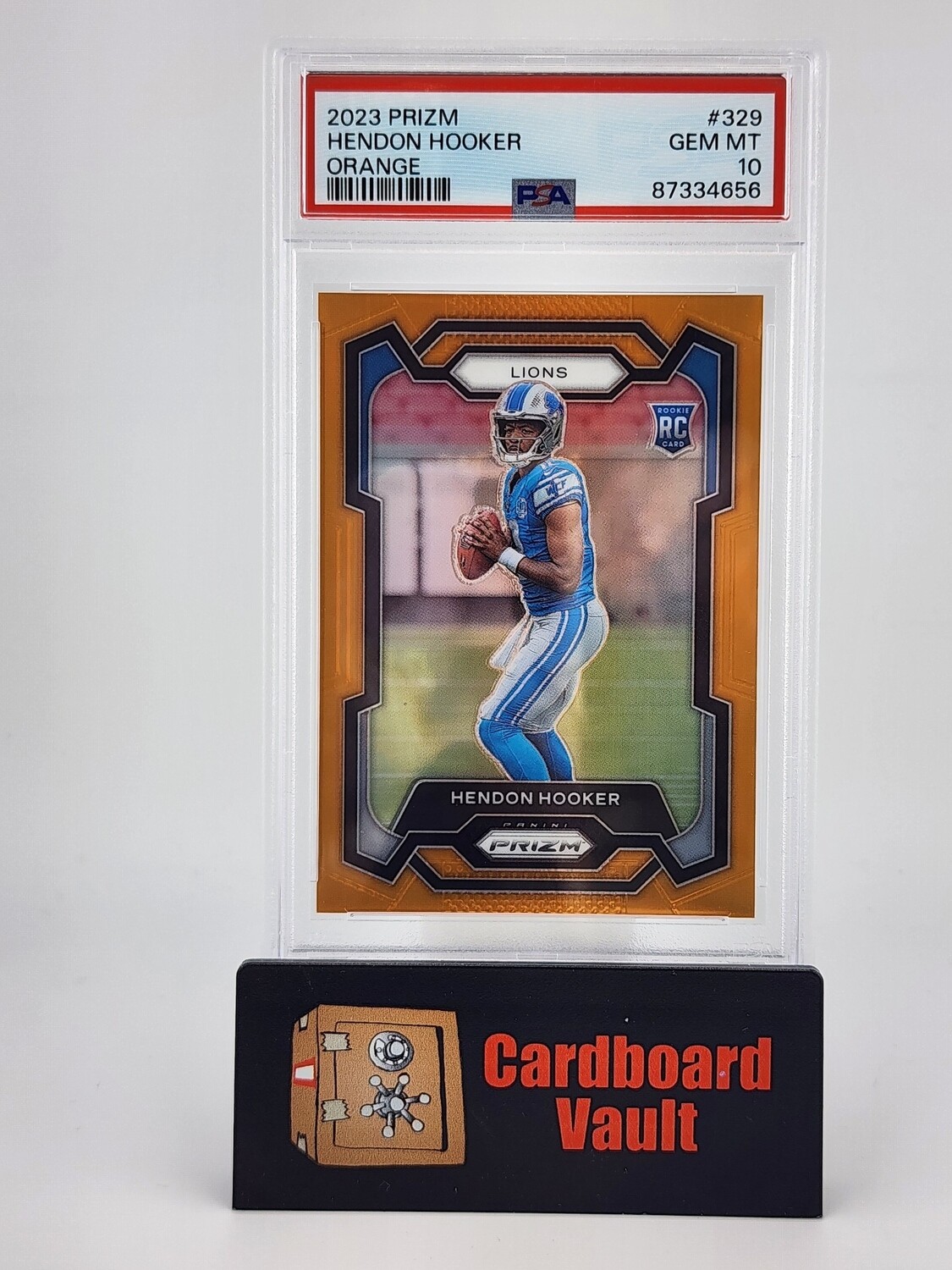 2023 Prizm Hendon Hooker #329 Orange 108/249 PSA 10 87334656