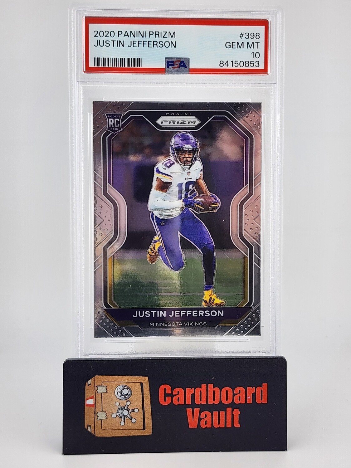 2020 Panini Prizm Justin Jefferson RC #398 PSA 10 84150853