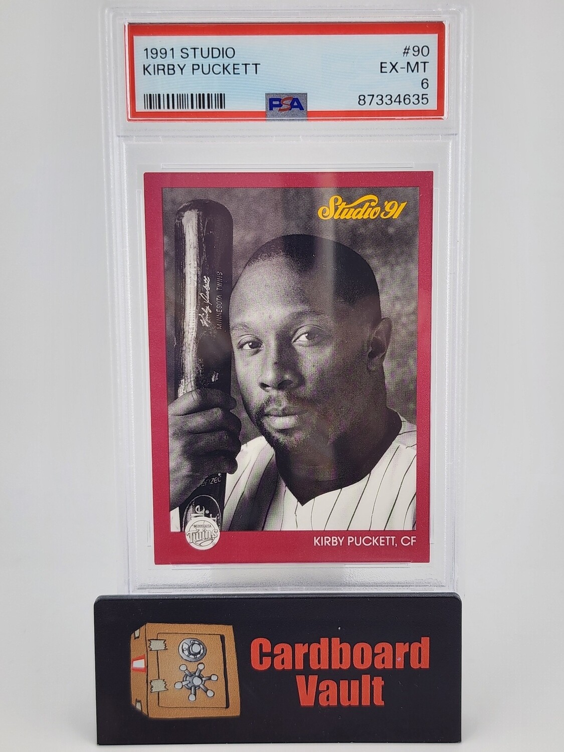 1991 Studio Kirby Puckett No. 90 PSA 6 87334635