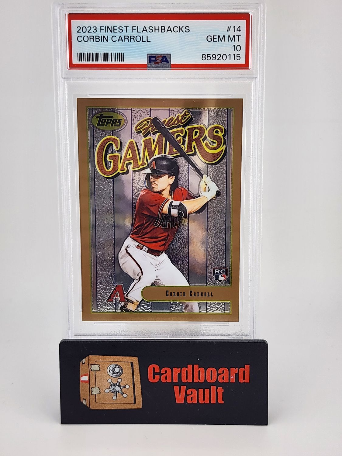 2023 Finest Flashbacks Corbin Carroll #14 PSA 10 85920115