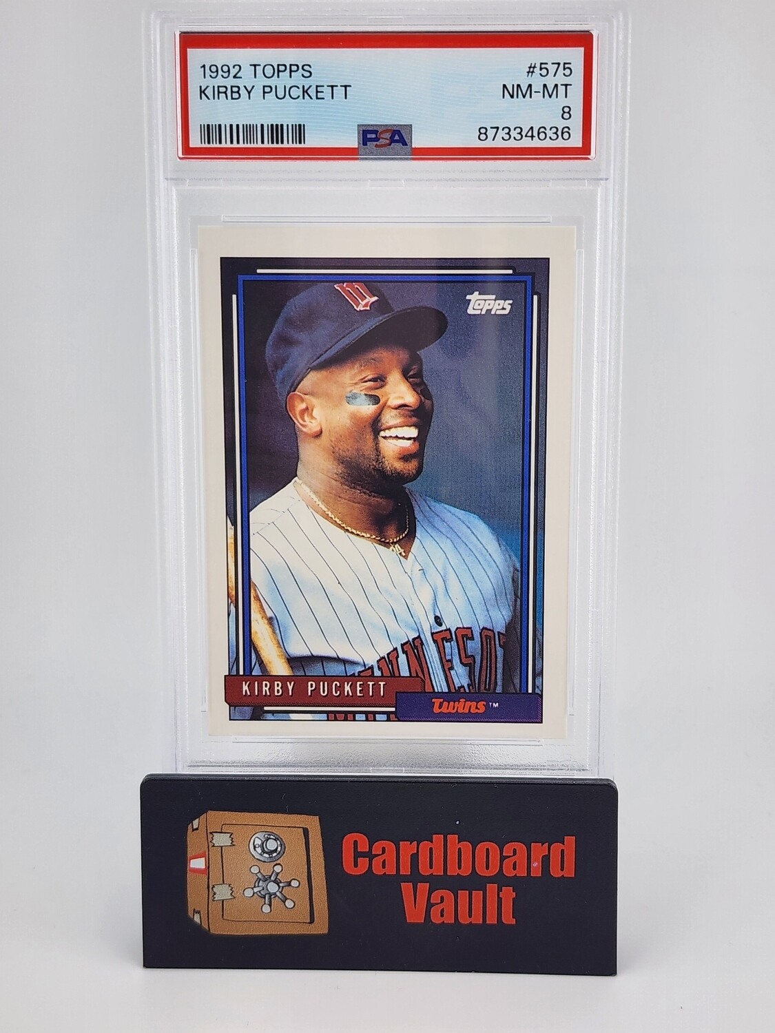1992 Topps Kirby Puckett No. 575 PSA 8 87334636