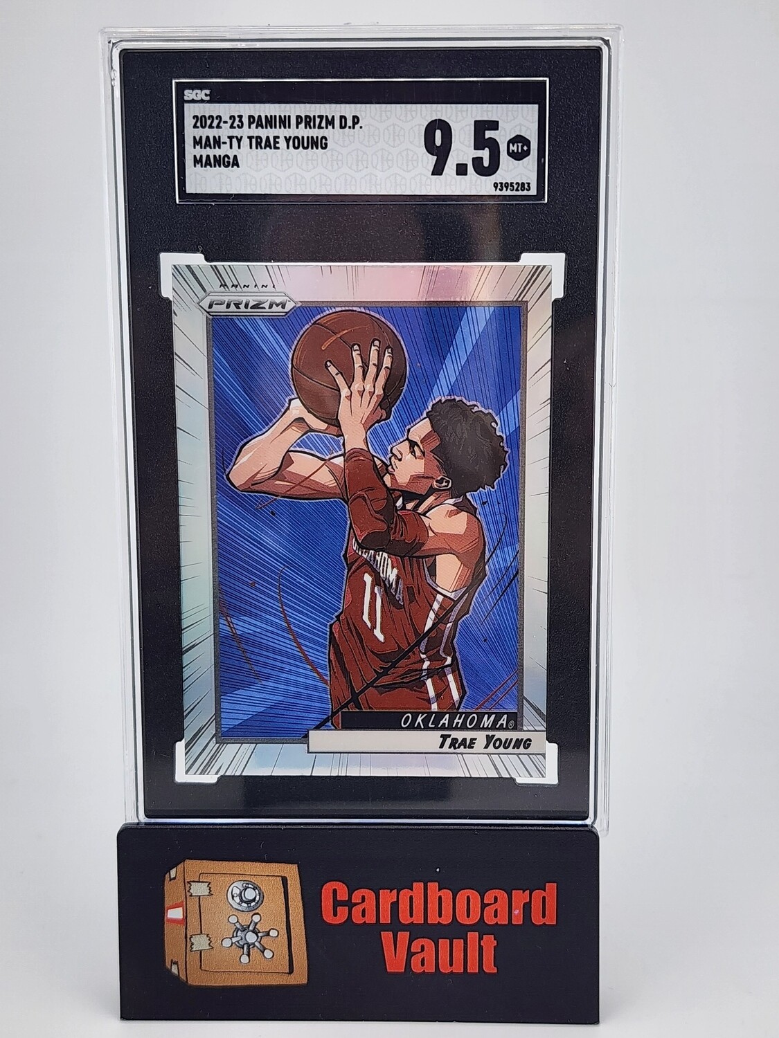 2022-23 Panini Prizm Draft Picks Trae Young #MAN-TY SCG 9.5 9395283