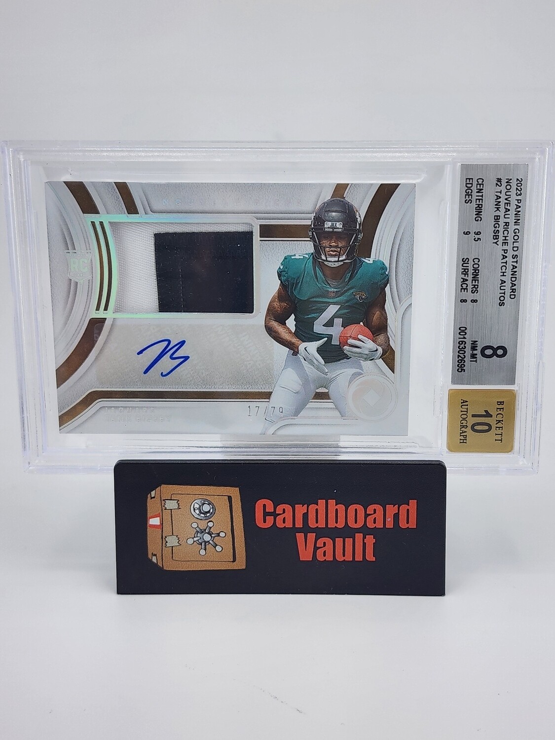 2023 Panini Gold Standard Tank Bigsby Nouveau Riche RPA #NR-2 17/79 Beckett 8 Auto 10