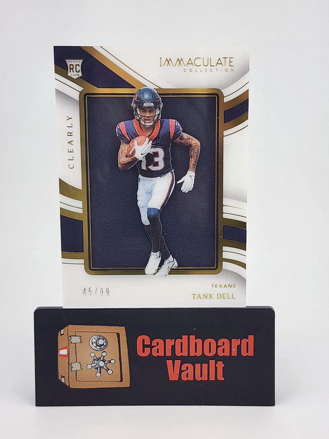 2023 Immaculate Tank Dell Clearly Patch #IRJ-TD 45/99