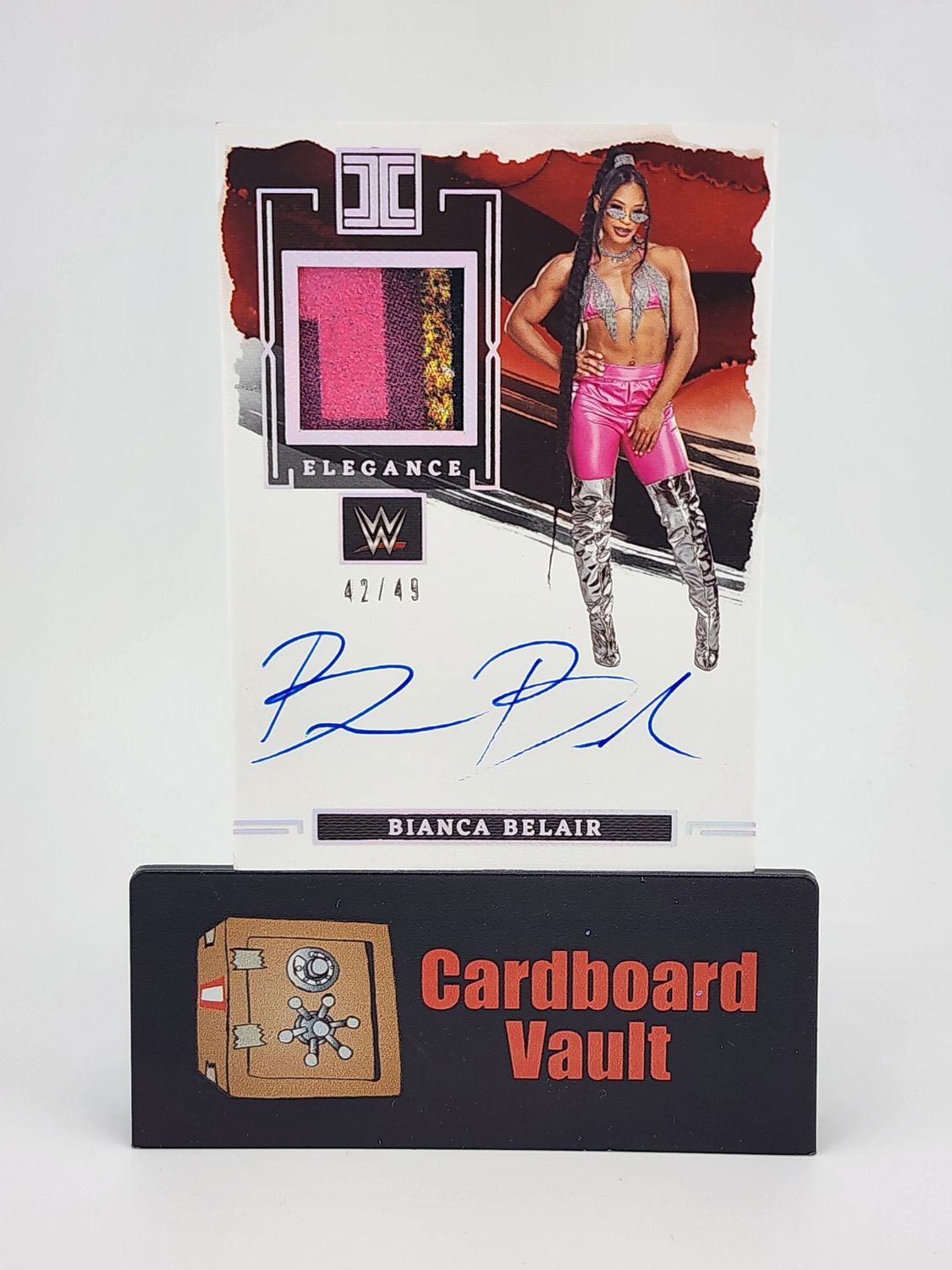2023 Impeccable WWE Bianca Belair Elegance Auto #EM-BBL 42/49