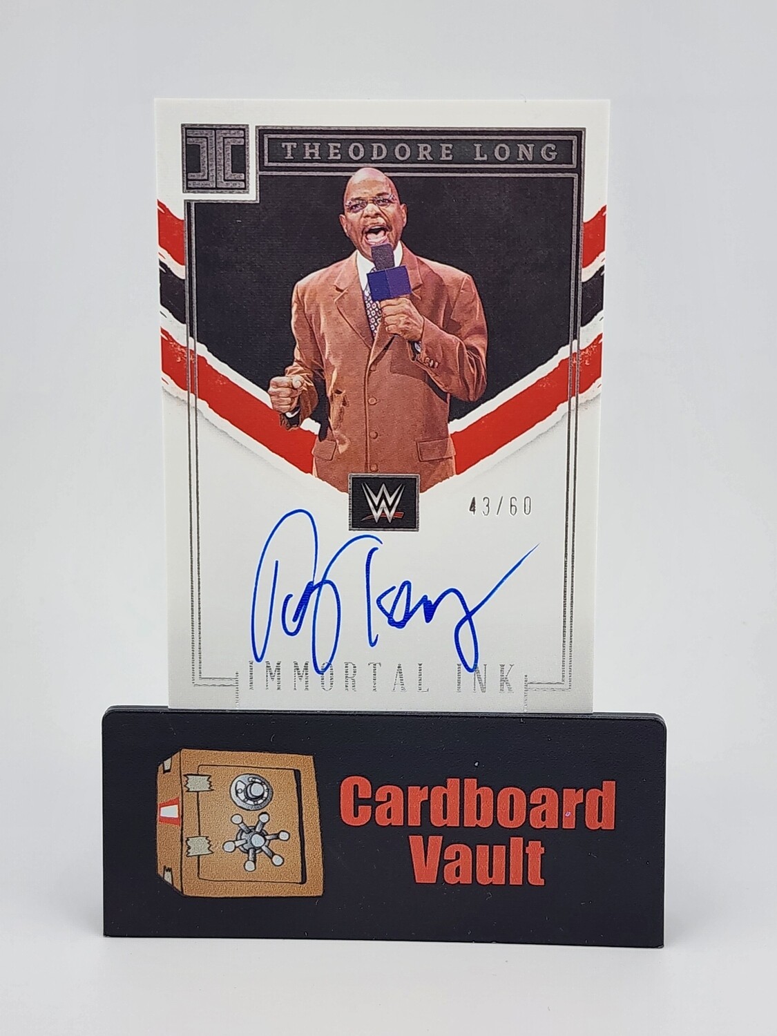 2023 Impeccable WWE Theodore Long Immortal Ink Auto #IM-TLG 43/60