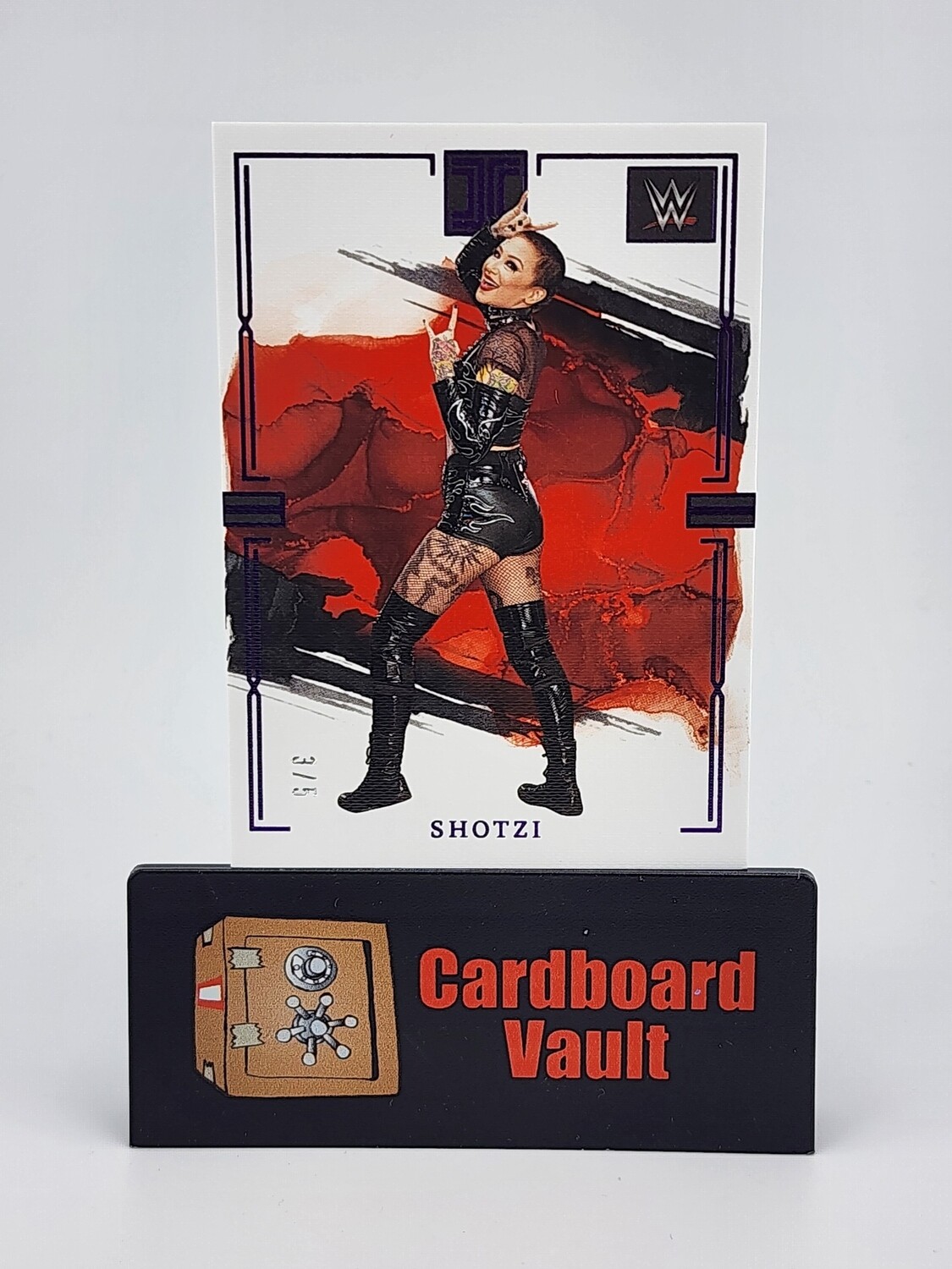 2023 Impeccable WWE Shotzi #79 Purple 3/5