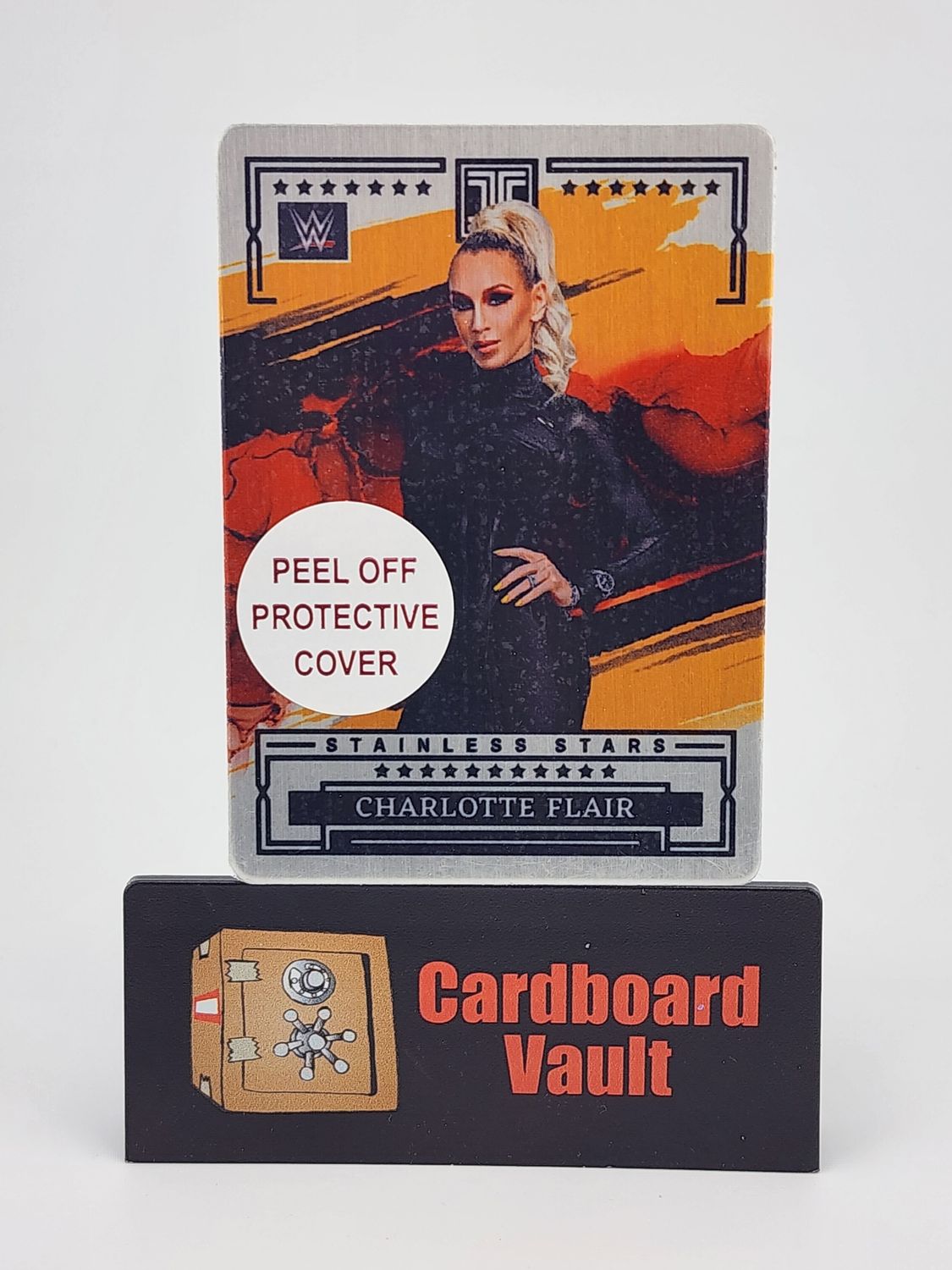 2023 Impeccable WWE Stainless Stars Charlotte Flair #23 Gold 5/10