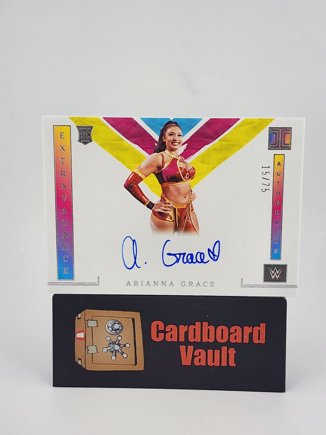 2023 Impeccable WWE Arianna Grace Extravagance Auto #EA-AGR 15/75
