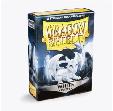 Dragon Shield 60 Card Sleeves Matte White