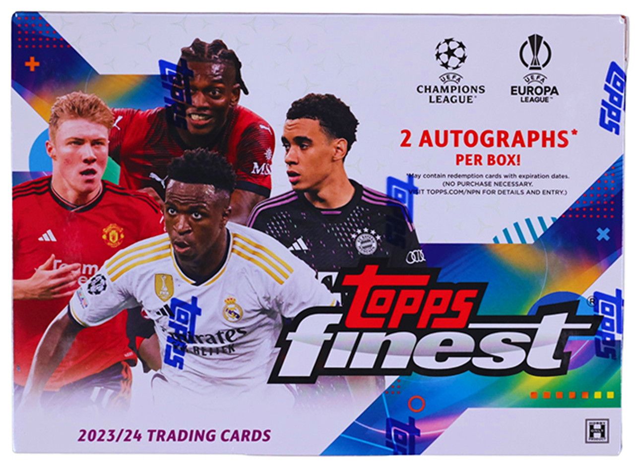 2023/24 Topps Finest UEFA Club Competitions Soccer Hobby Box