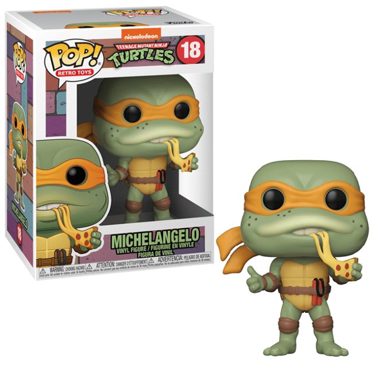 Teenage Mutant Ninja Turtles Michelangelo 18 Funko Pop