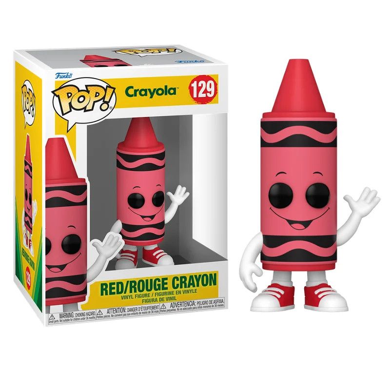 Crayola Red/ Rouge Crayon 129 Funko Pop