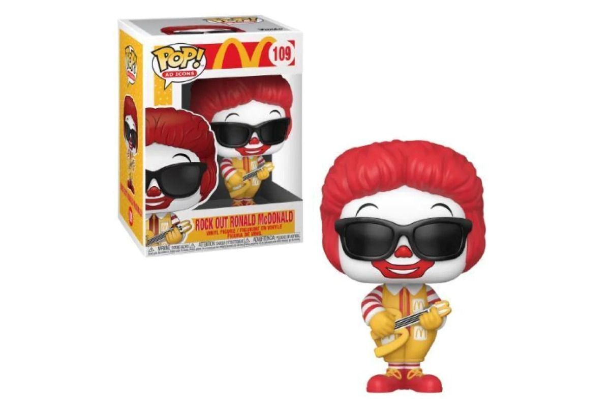 McDonald&#39;s Rock Out Ronald McDonald 109 Funko Pop
