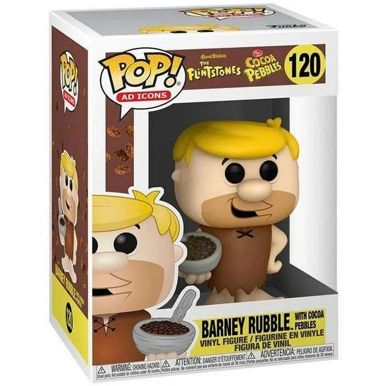 The Flintstones Cocoa Pebbles Barney Rubble with Cocoa Pebbles 120 Funko Pop