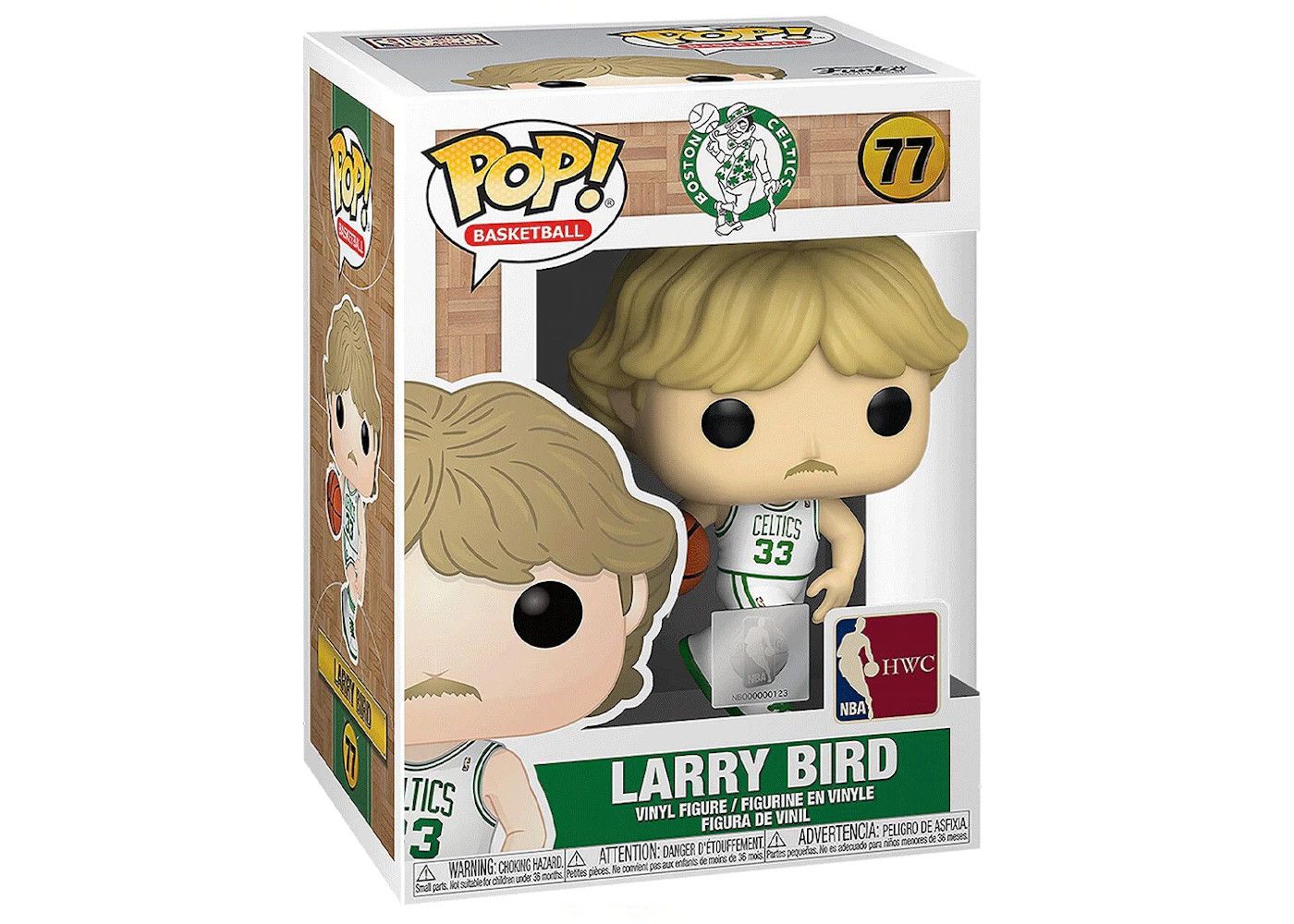 Boston Celtics Larry Bird 77 Funko Pop