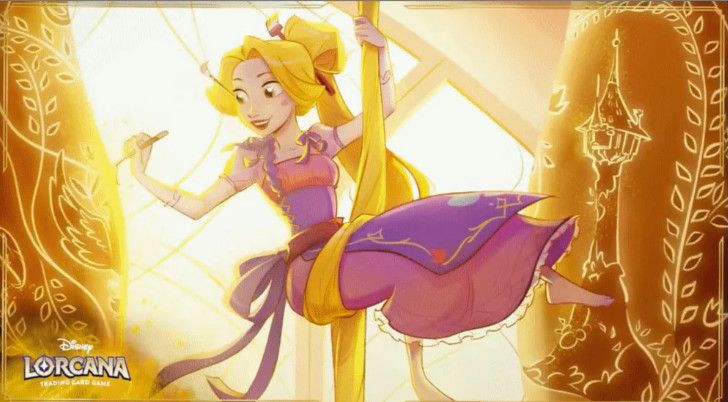 Disney Lorcana TCG Ursula&#39;s Return Playmat Rapunzel