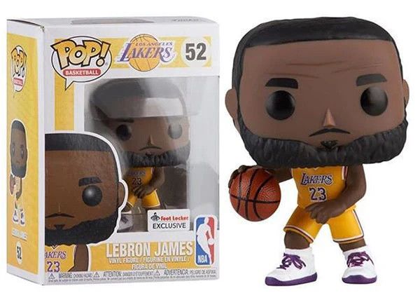 Los Angeles Lakers LeBron James 52 Funko Pop