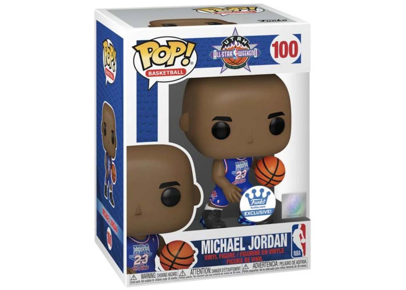 Utah All-Star Weekend Michael Jordan 100 Funko Pop
