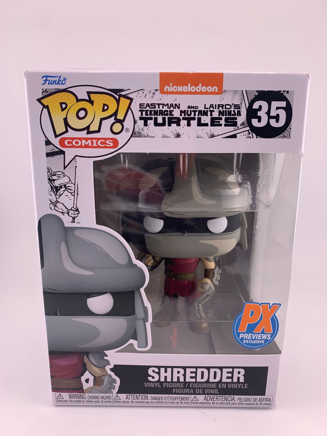 Teenage Mutant Ninja Turtles Comic Shredder Pop! Vinyl Figure (Damaged)- Previews Exclusive 35