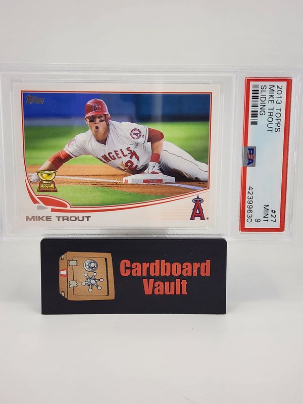 2013 Topps Mike Trout Sliding No. 27 PSA 9 42399630