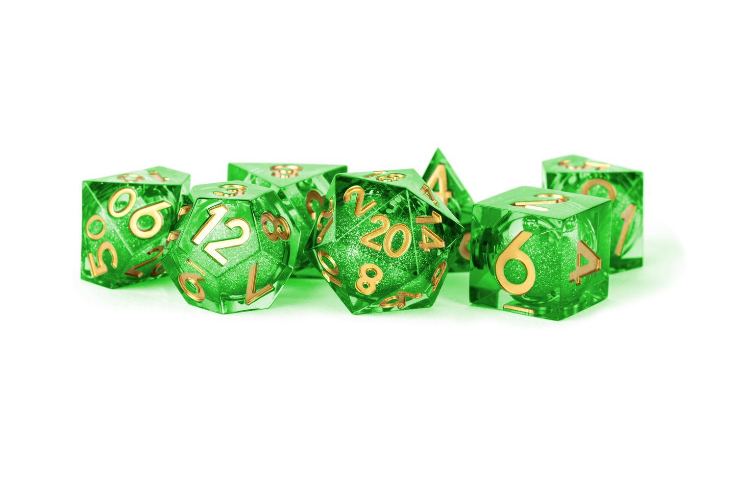 FanRoll: 7CT Liquid Core Elixir Aegis of Hope Polyhedral Dice Set