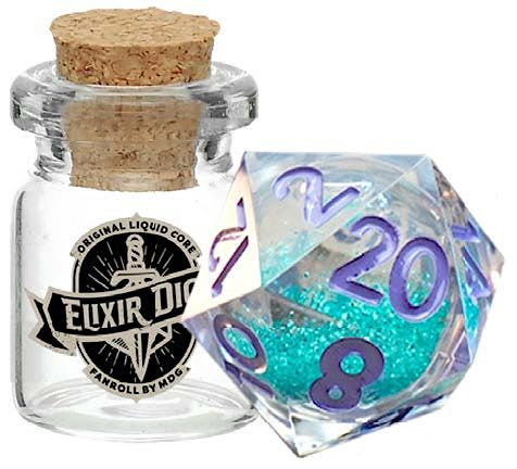 FanRoll: 1CT Liquid Core Elixir D20 - Disco Vibes
