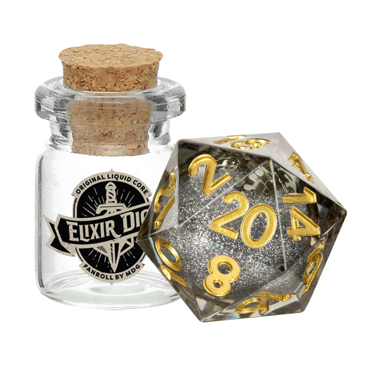 FanRoll: 1CT Liquid Core Elixir D20 - Vanishing Oil