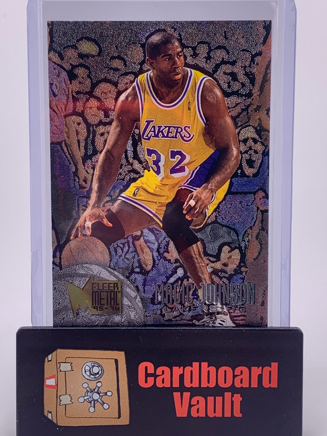 1995-96 Fleer Metal Magic Johnson No. 161