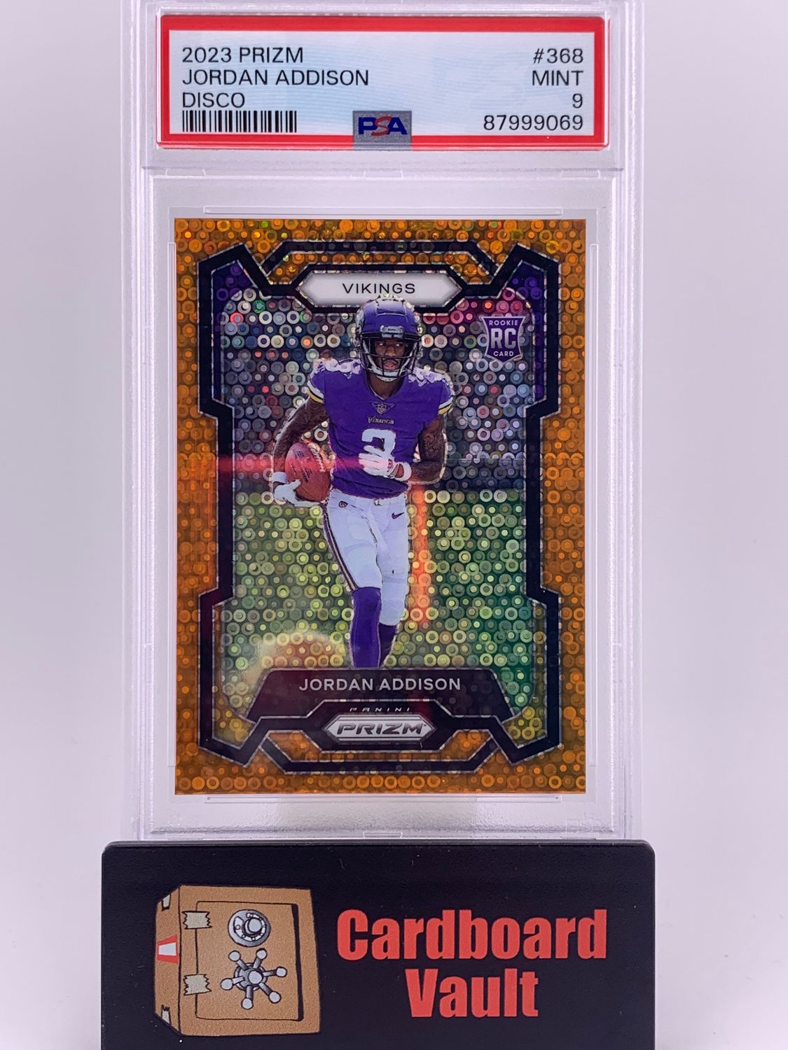 2023 Prizm Jordan Addison Orange Disco No. 368 PSA 9 87999069