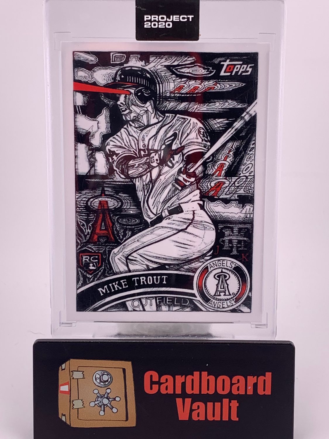 Project 2020 Mike Trout 2011 Topps Update No. 121 (Designed by JK5)