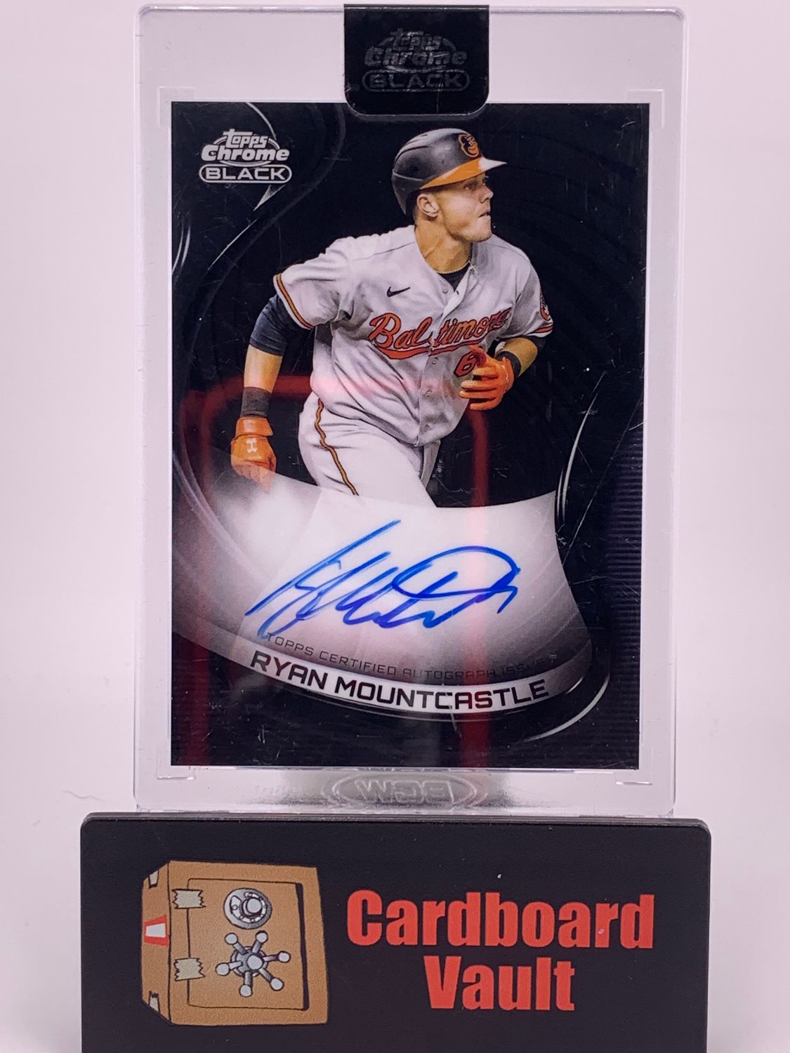 2022 Topps Black Ryan Mountcastle Autograph No. CBA-RM