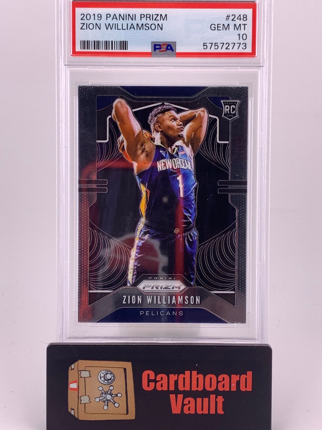 2019 Prizm Zion Williamson No. 248 PSA 10 57572773