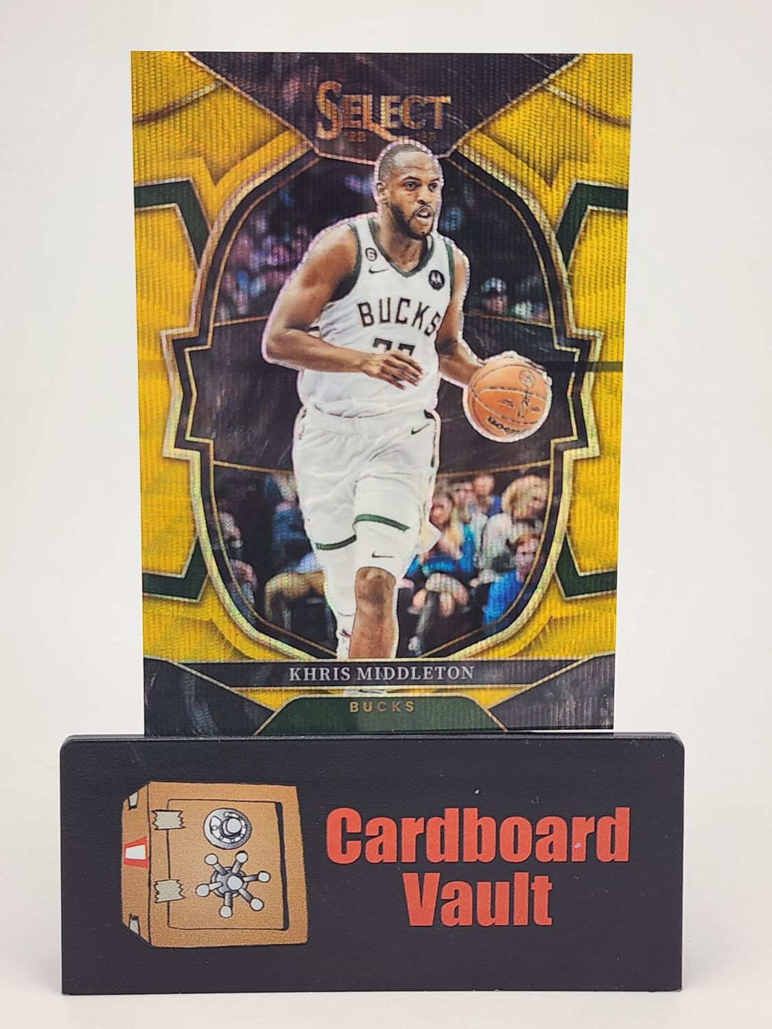 2022-23 Select Khris Middletown Gold Shimmer 4/10 No. 28
