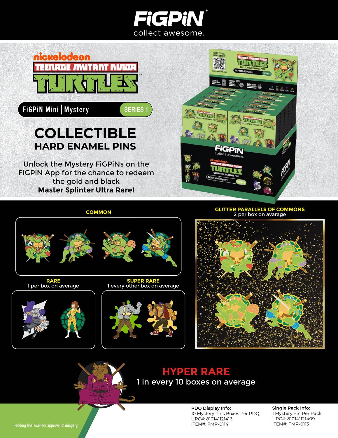FiGPiN Teenage Mutant Ninja Turltes Mystery Minis Series 1