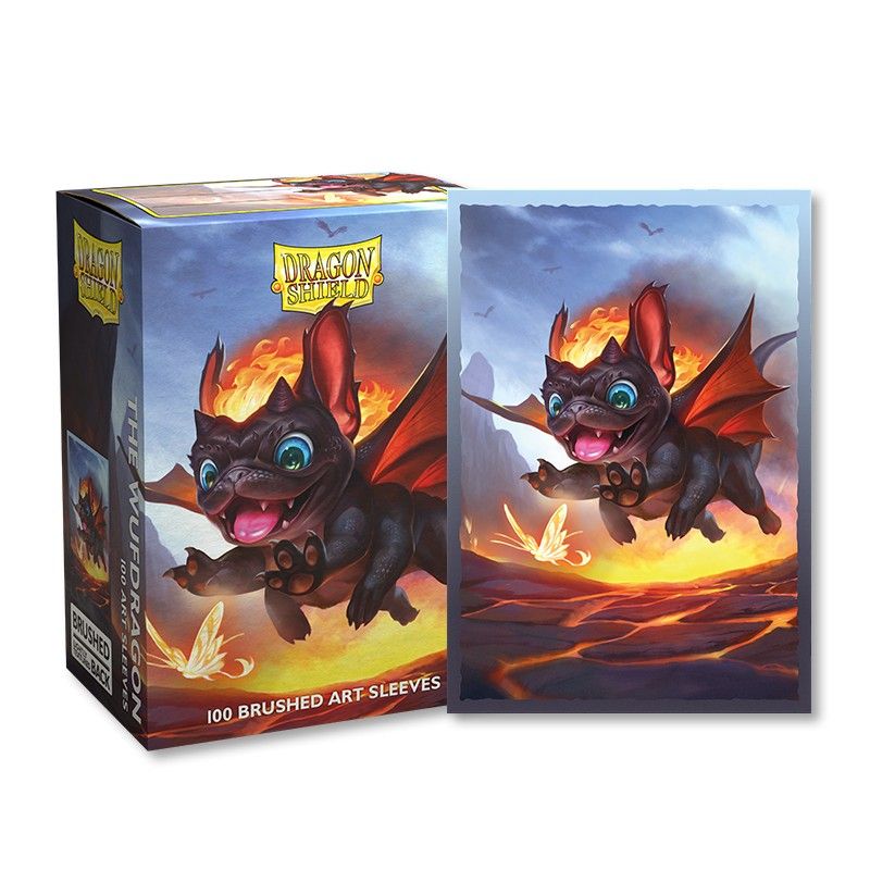 Dragon Shield  Standard Brushed Art Spirit Dragon The Wufdrake Sleeves 100CT