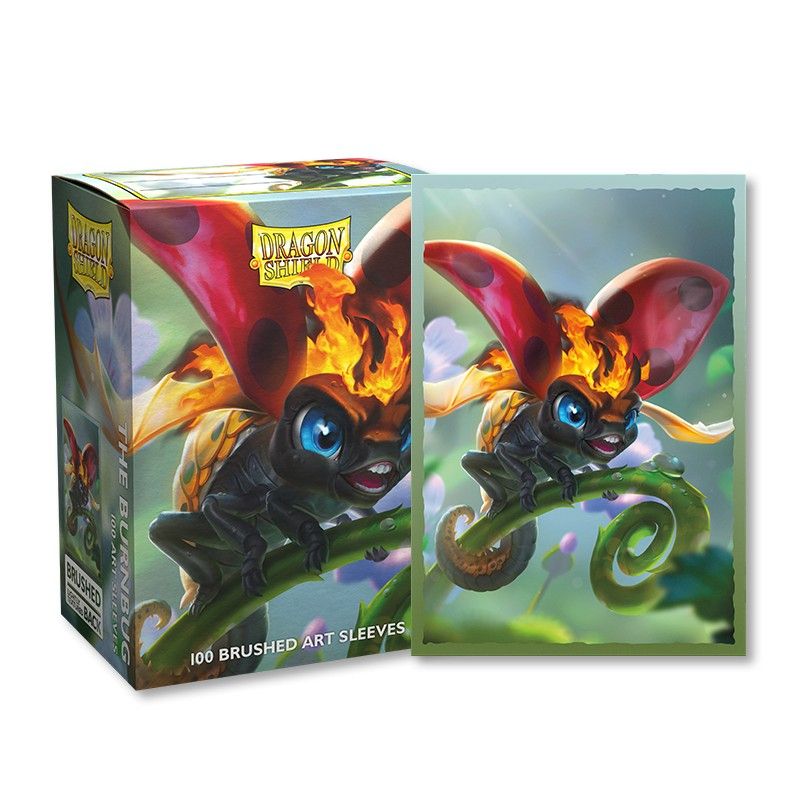 Dragon Shield Sleeves Standard Brushed Art Spirit Dragon The Burnbug 100CT