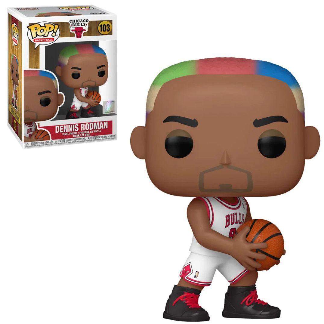 NBA Legends Dennis Rodman Chicago Bulls (Home) 103 Funko Pop