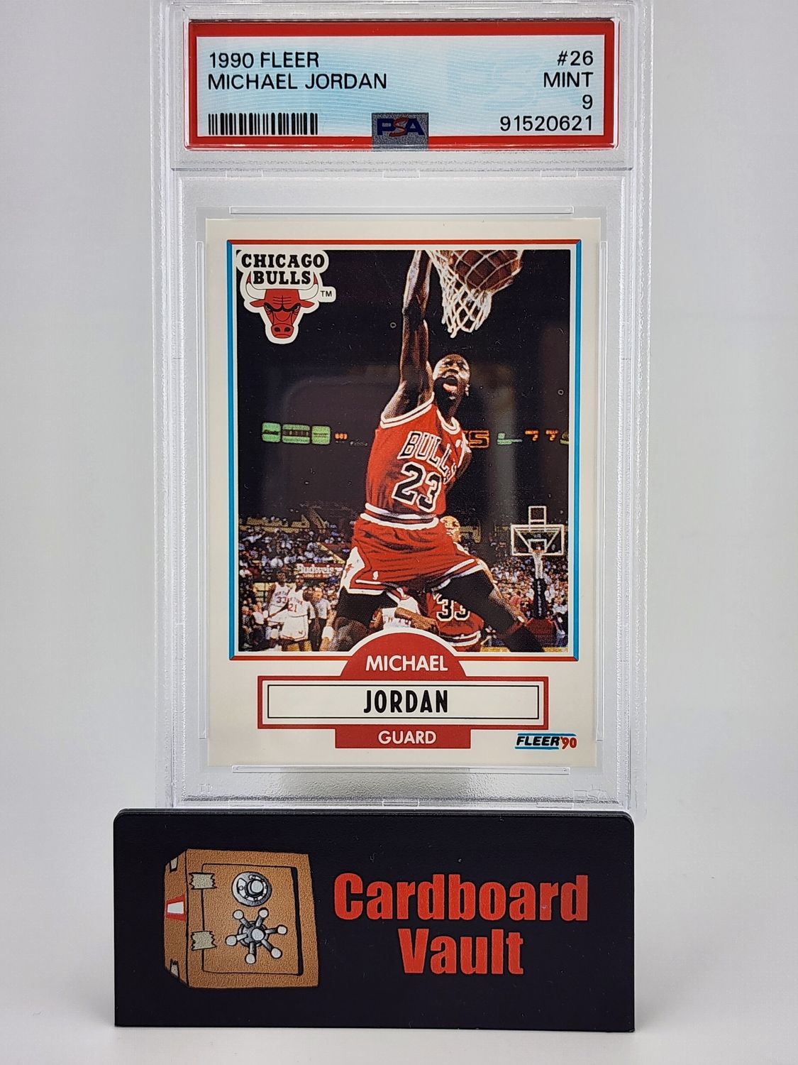 1990 Fleer Michael Jordan #26  PSA 9 91520621