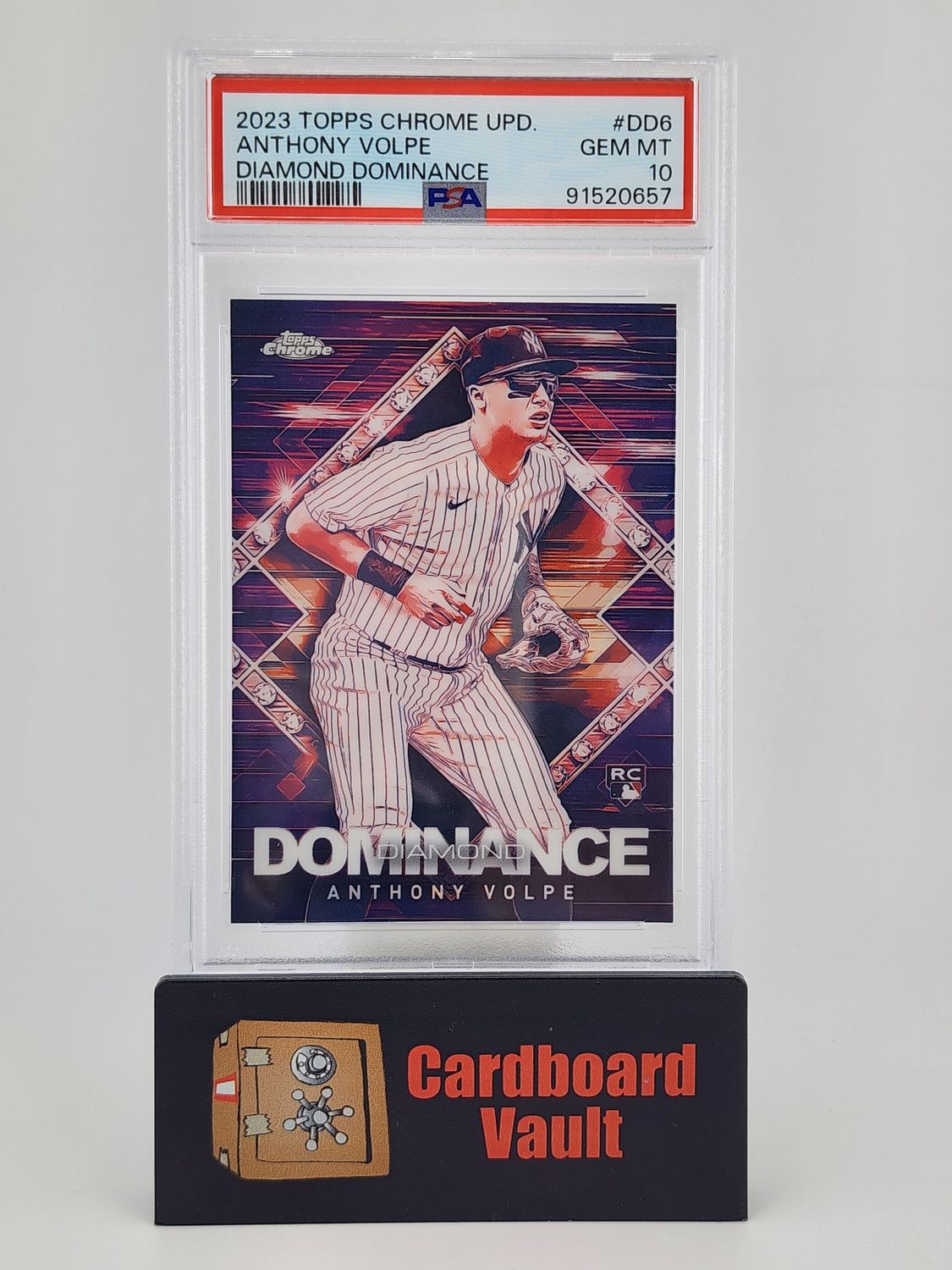 2023 Topps Chrome Update Anthony Volpe Diamond Dominance #DD-6  PSA 10 91520657
