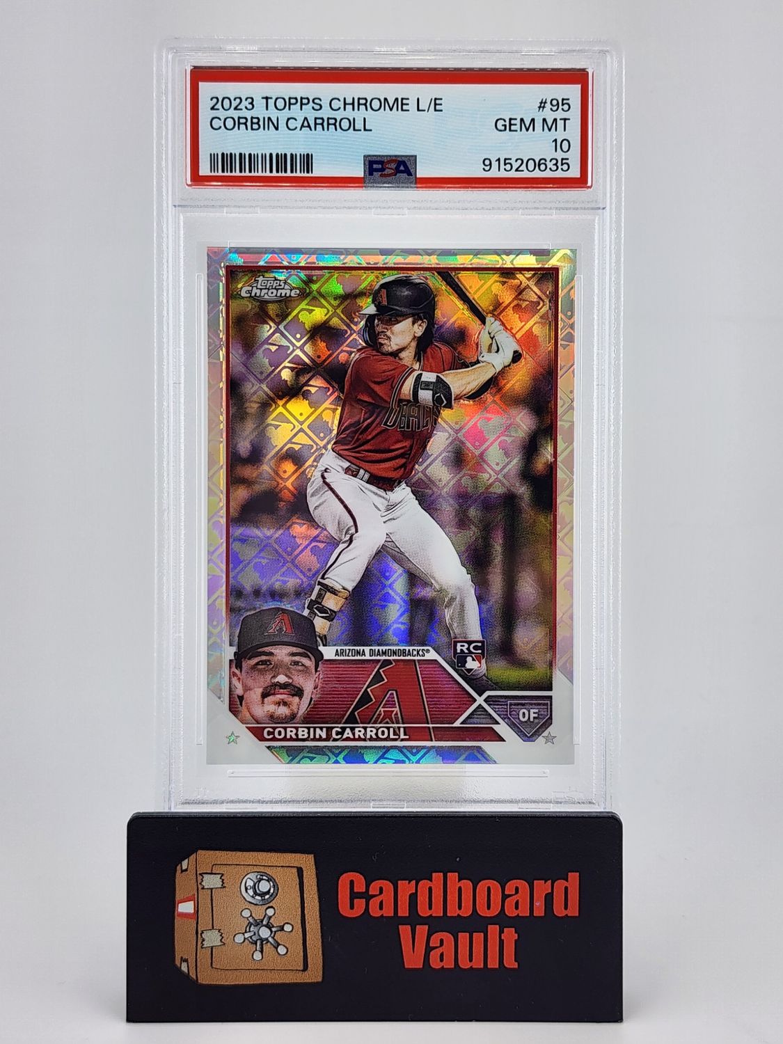 2023 Topps Chrome L/E Corbin Carroll #95 PSA 10 91520635