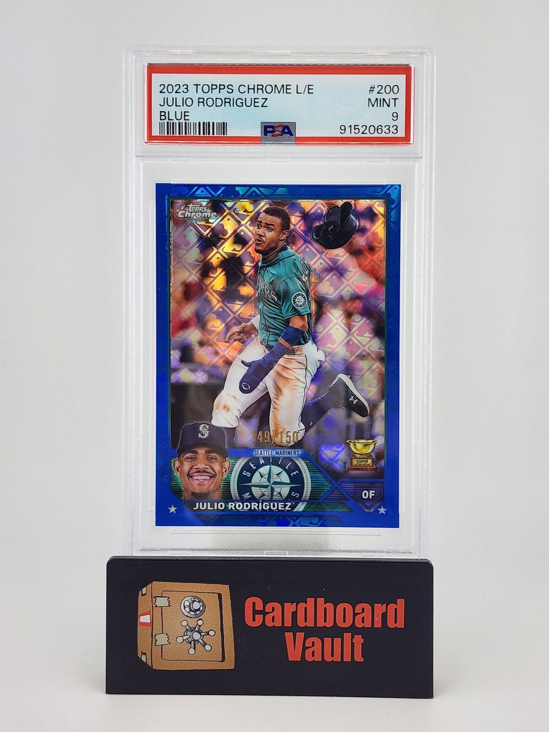2023 Topps Chrome L/E  Julio Rodriguez #200 Blue 149/150 PSA 9 91520633