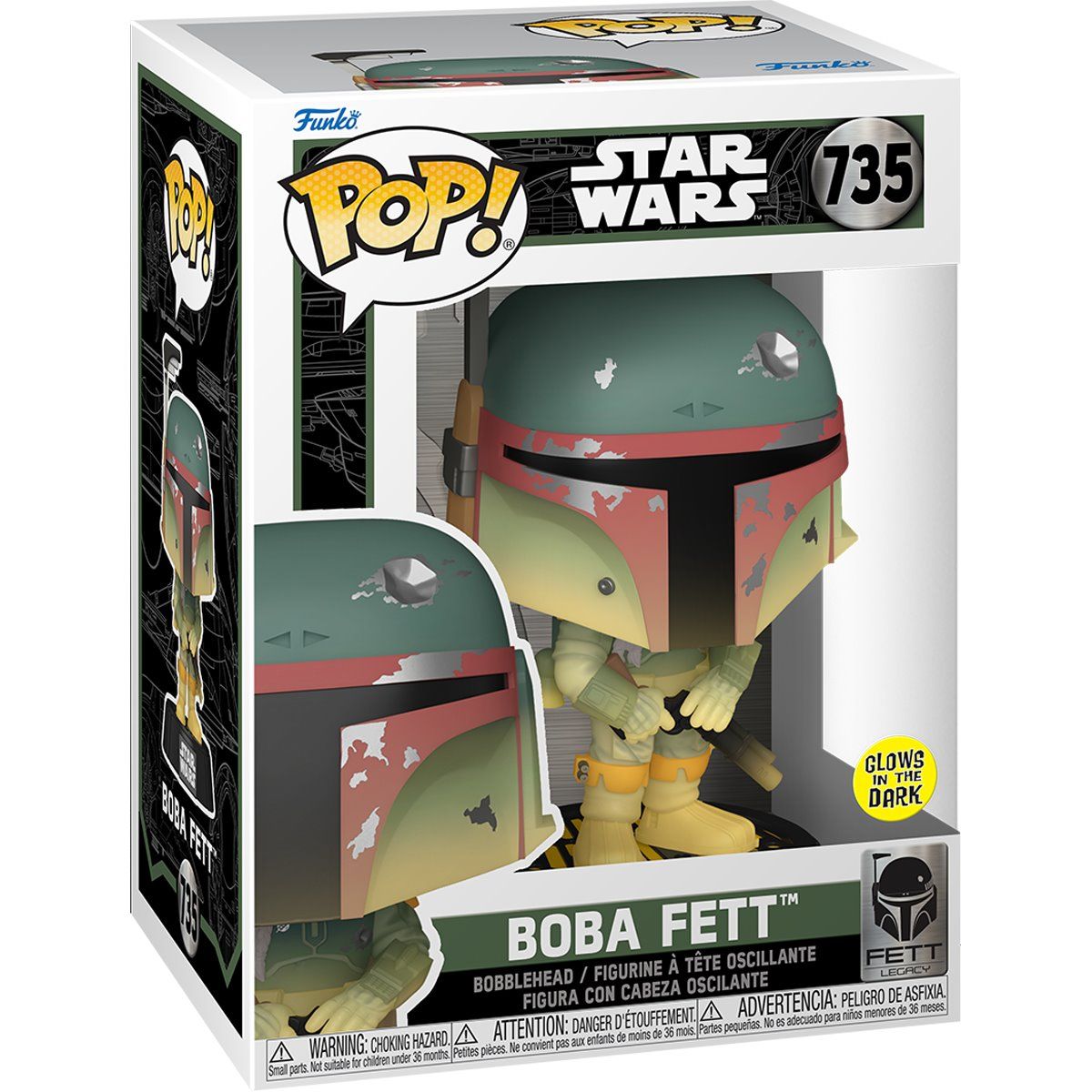 Star Wars Boba Fett 735 Funko POP! (Glow In The Dark)