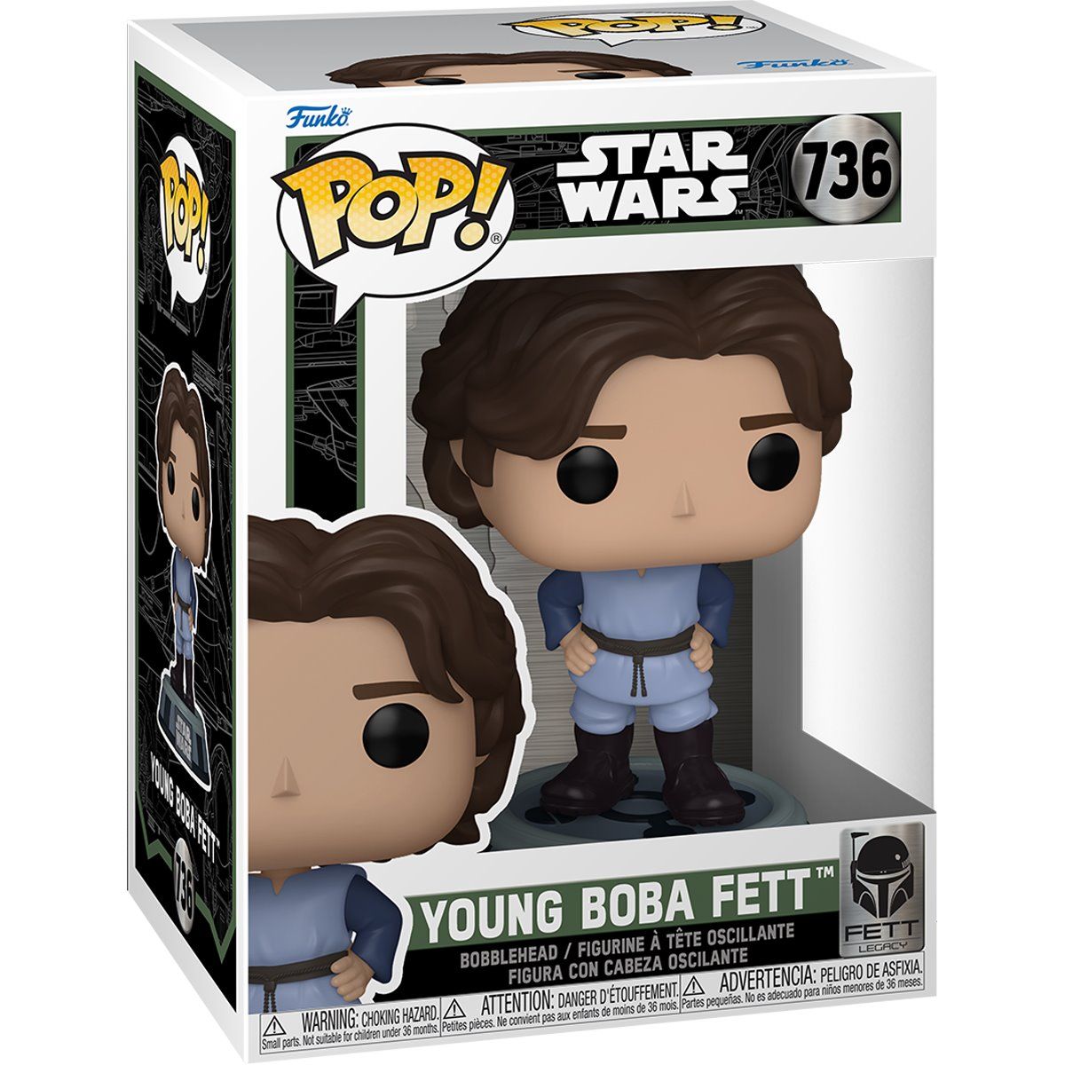 Star Wars Young Boba Fett 736 Funko POP!