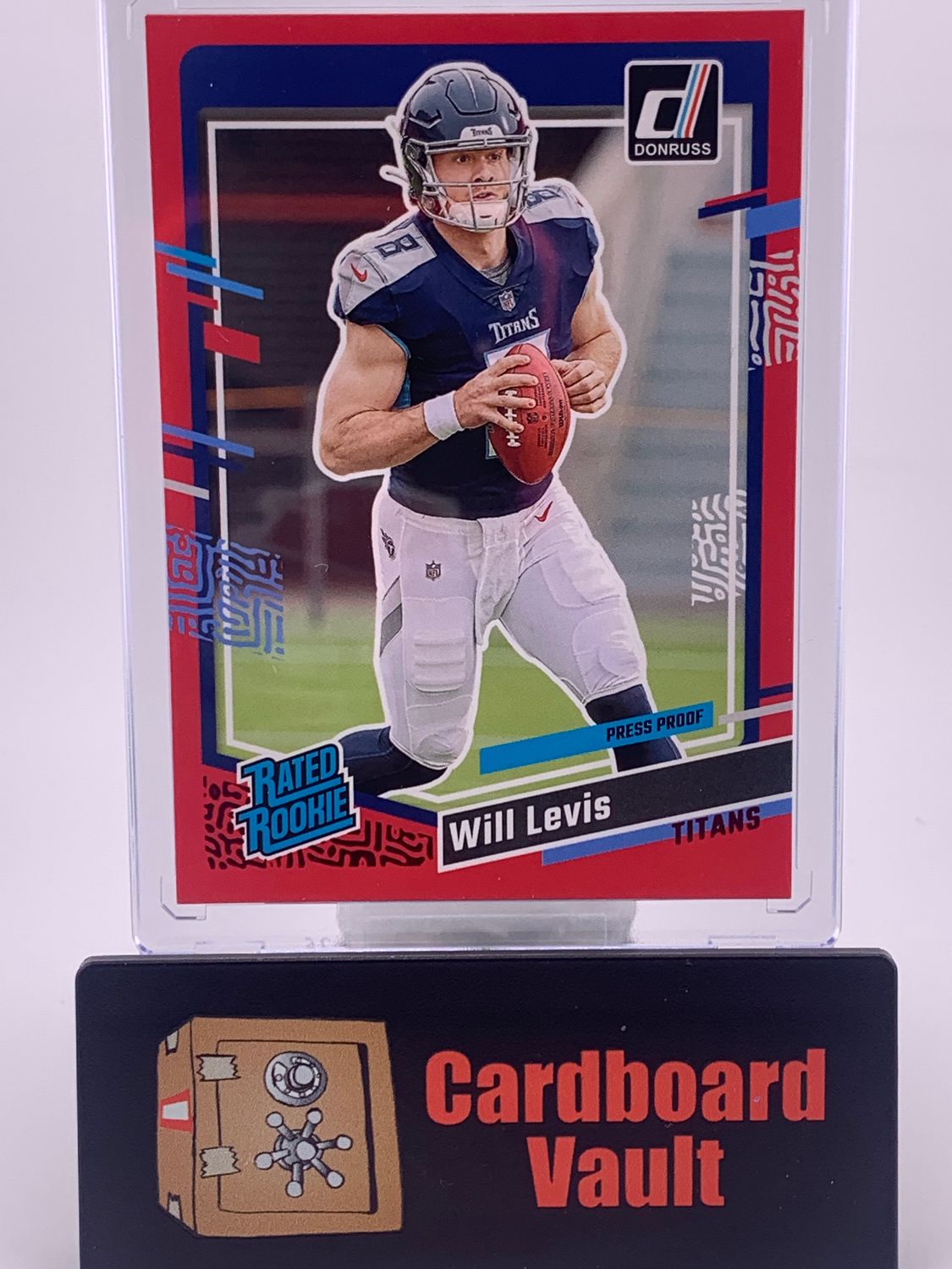2023 Donruss Will Levis Red Press Proof Rated Rookie No. 397