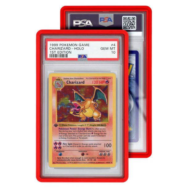 Graded Guard PSA Graded Card Case - Red 35pt (Case Only)
