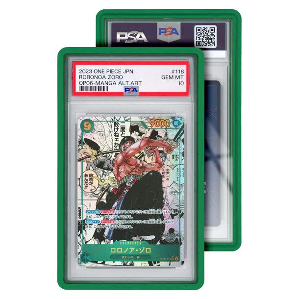 Graded Guard PSA Graded Card Case - Green 35pt (Case Only)