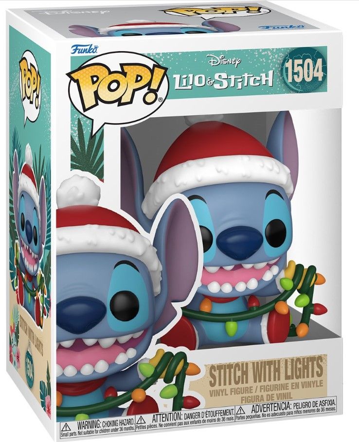 Lilo &amp; Stitch Holiday Funko Pop! Stitch with Lights 1504
