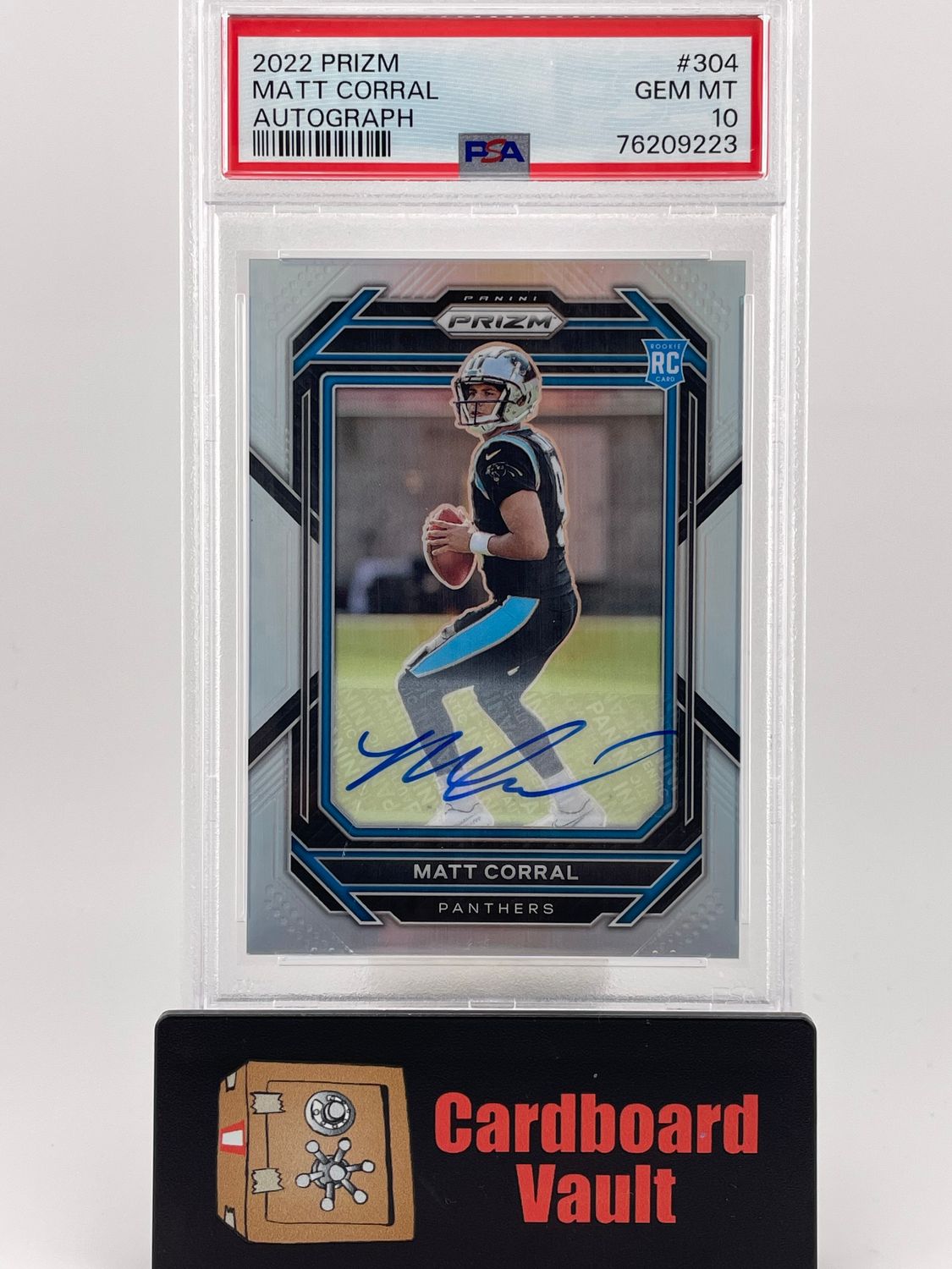 2022 Prizm Matt Corral Auto No. 304 PSA 10 76209223