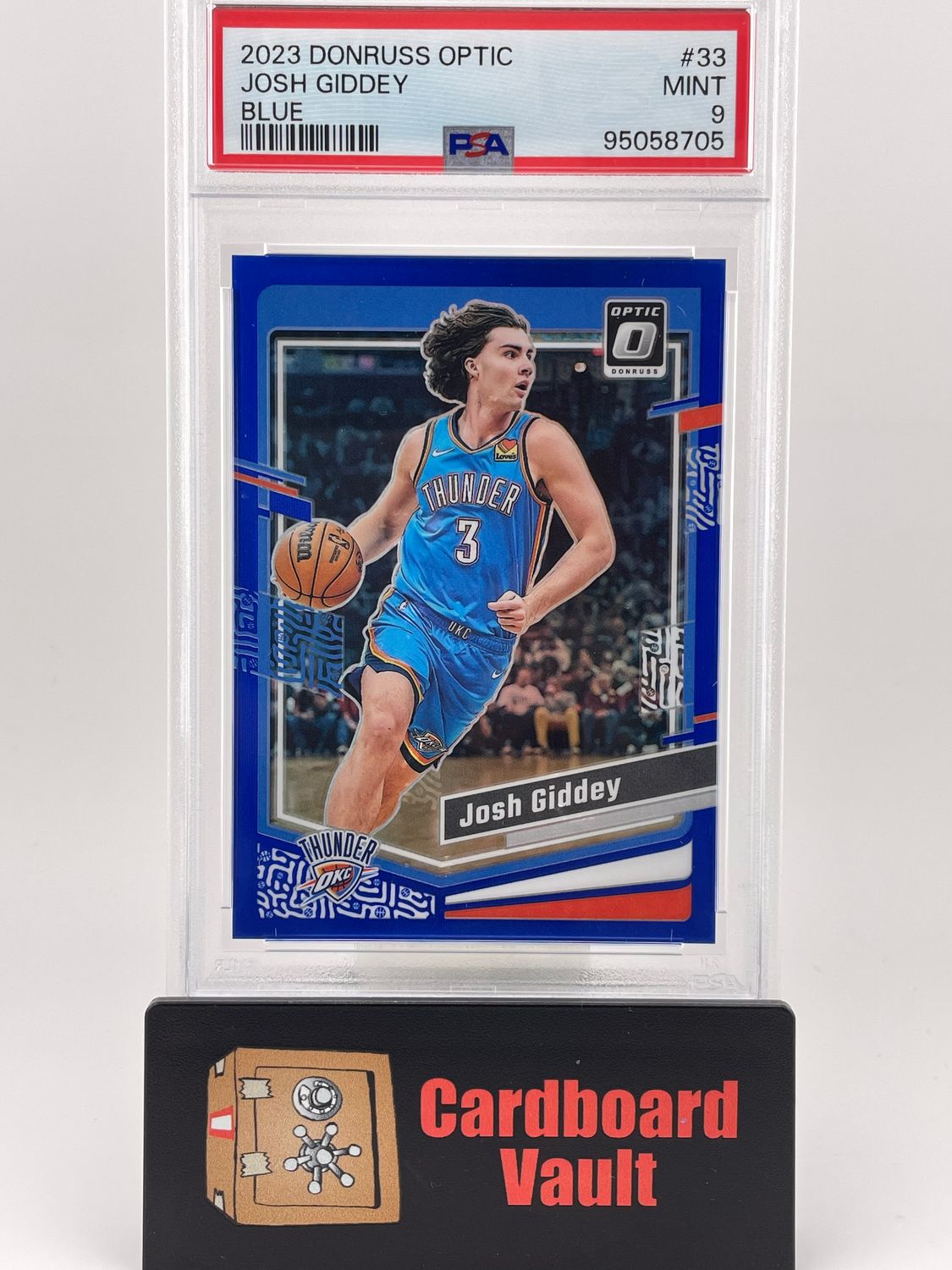 2023 Donruss Optic Josh Giddy Blue 44/49 No. 33 PSA 9 95058705